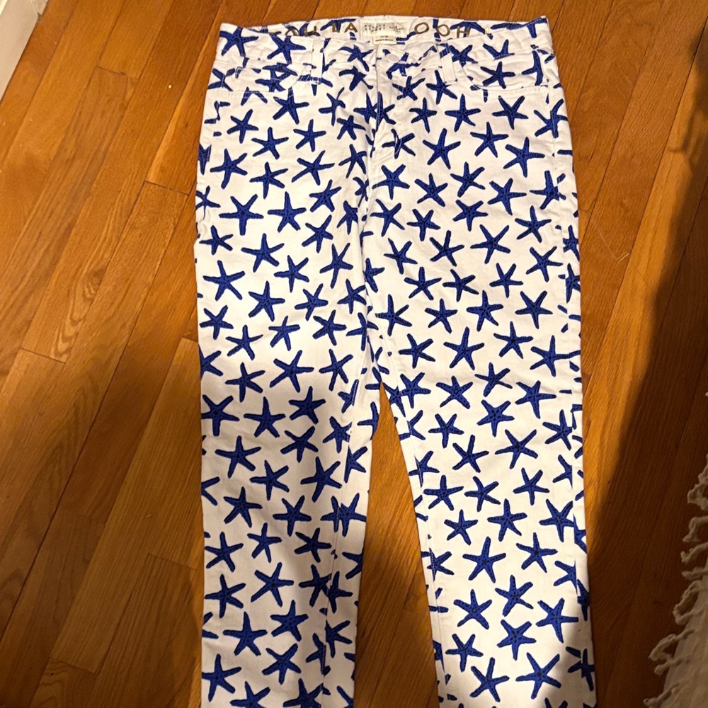 Kate Spade White and Blue Starfish Shorts - Picture 3 of 4